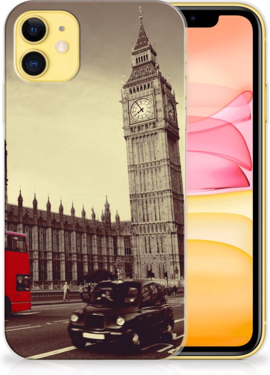 Apple iPhone 11 Siliconen Back Cover Londen