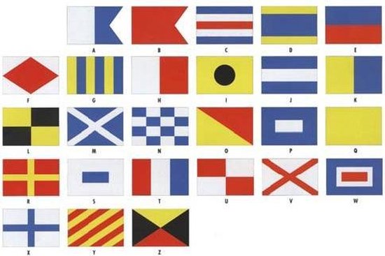 Internationale code vlaggen (40x60cm) (GS73442) | bol.com