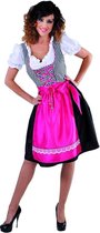 Boeren Tirol & Oktoberfest Kostuum | Haal Zelf Je Bier Maar Dirndl | Vrouw | Extra Small | Bierfeest | Verkleedkleding - Roze