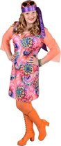 Magic Hippie meisje jurk sunny flower met voile mouwen 70's