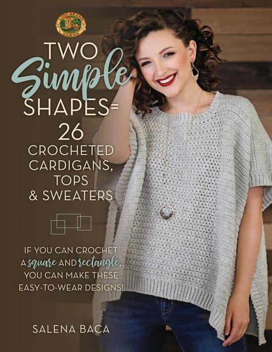 Two Simple Shapes = 26 Crocheted Cardigans, Tops & Sweaters - cover