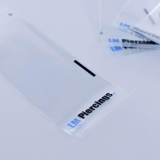 piercing rond bio plast wit 1.2x6x3 - LMPiercings NL