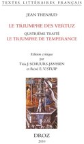 Textes littéraires français - Le Triumphe des vertuz. Quatrième traité, Le Triumphe de Temperance (BnF, fr. 144)