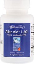 Aller-Aid L-92 with L. Acidophilus L-92 60 Vegetarian Capsules - Allergy Research Group
