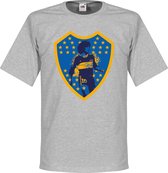 Maradona Boca Juniors Logo T-Shirt - XL