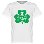 St Patricks Day Drinking T-Shirt - 4XL