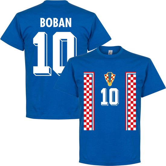 Kroatië 1998 Boban Retro T-Shirt - Blauw - S