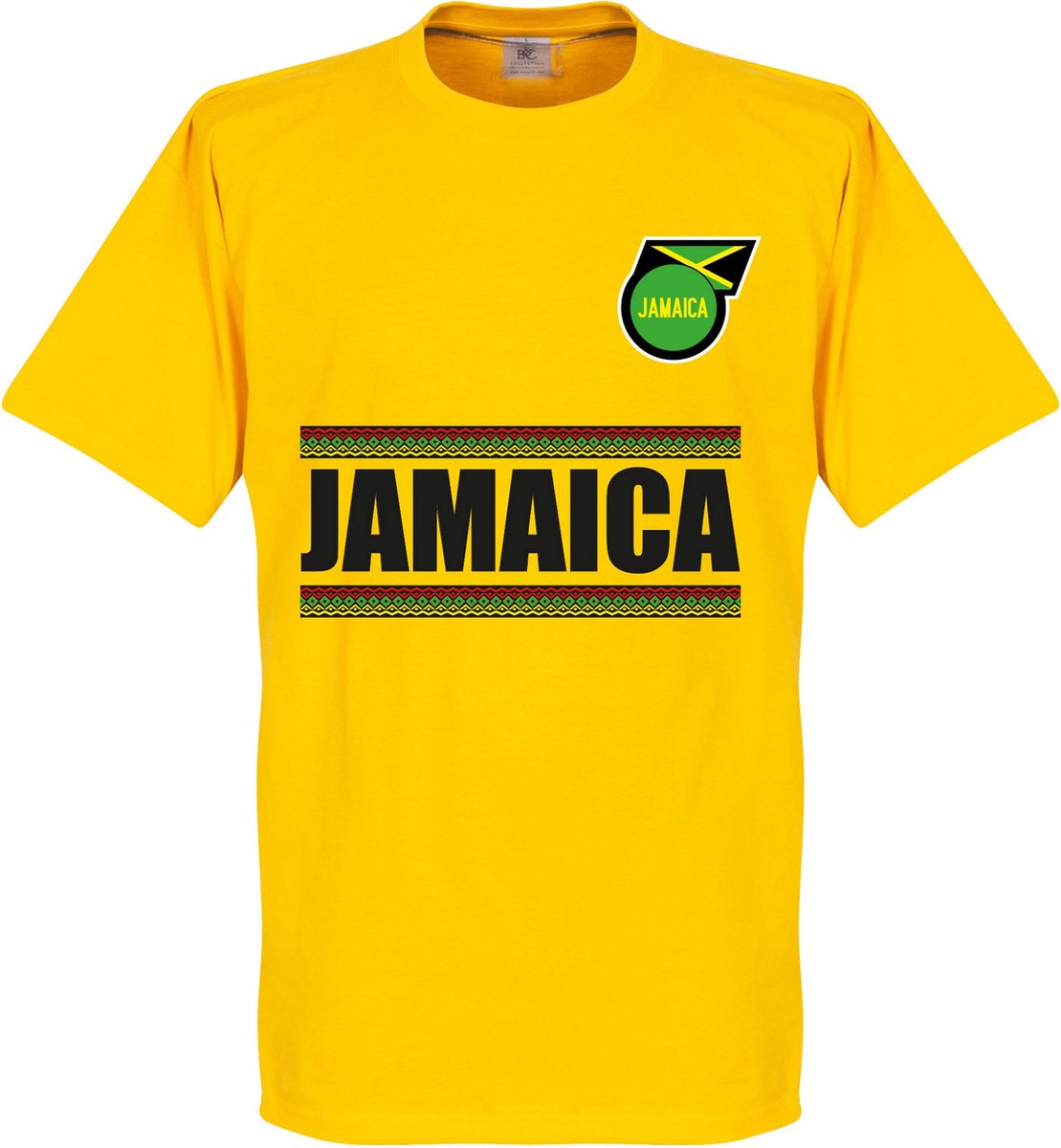 1109x1200.jpg Jamaica Team T-Shirt - Geel - L - Afbeelding 1