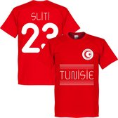 Tunesië Sliti 23 Team T-Shirt - Rood - M