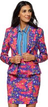 OppoSuits The Fresh Princess - Dames Pak met Rok - Retro 90s Kostuum - Carnaval - Gekleurd - Maat EU 34