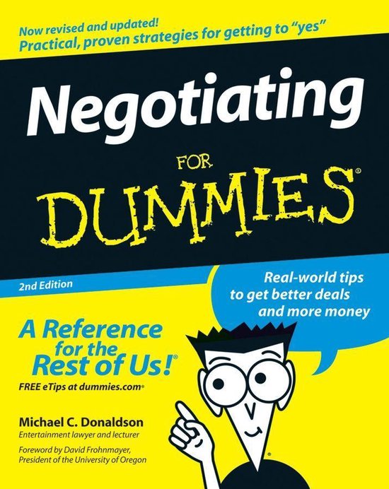 Negotiating For Dummies - cover