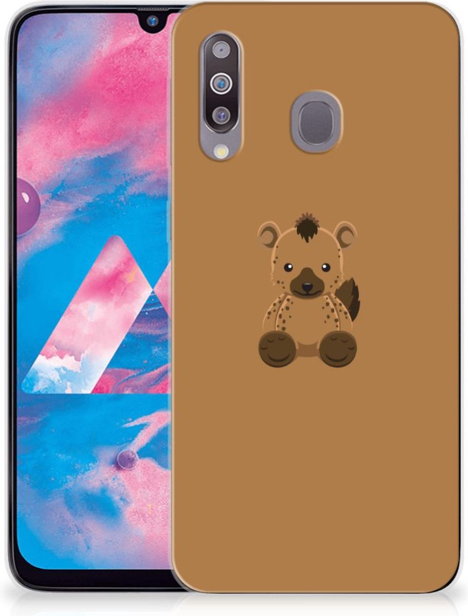 Samsung Galaxy M30 Telefoonhoesje met Naam Baby Hyena