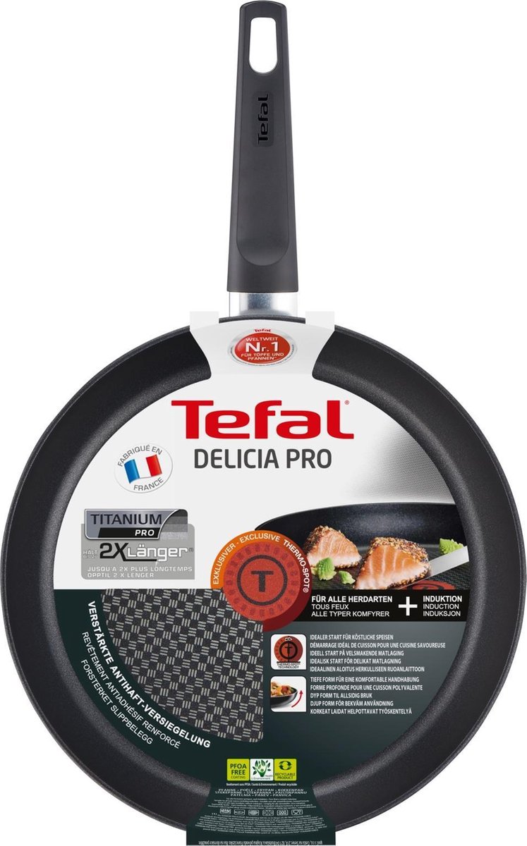 Tefal Delicia Pro koekenpan 28 cm - G11506 | bol.com