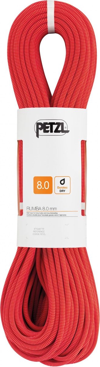 Petzl Rumba 8.0 Mm Touw Rood 50 m
