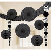 Amscan Decoratieset Zwart 9-delig