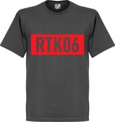 Retake RTK06 Bar T-Shirt - Donker Grijs - M