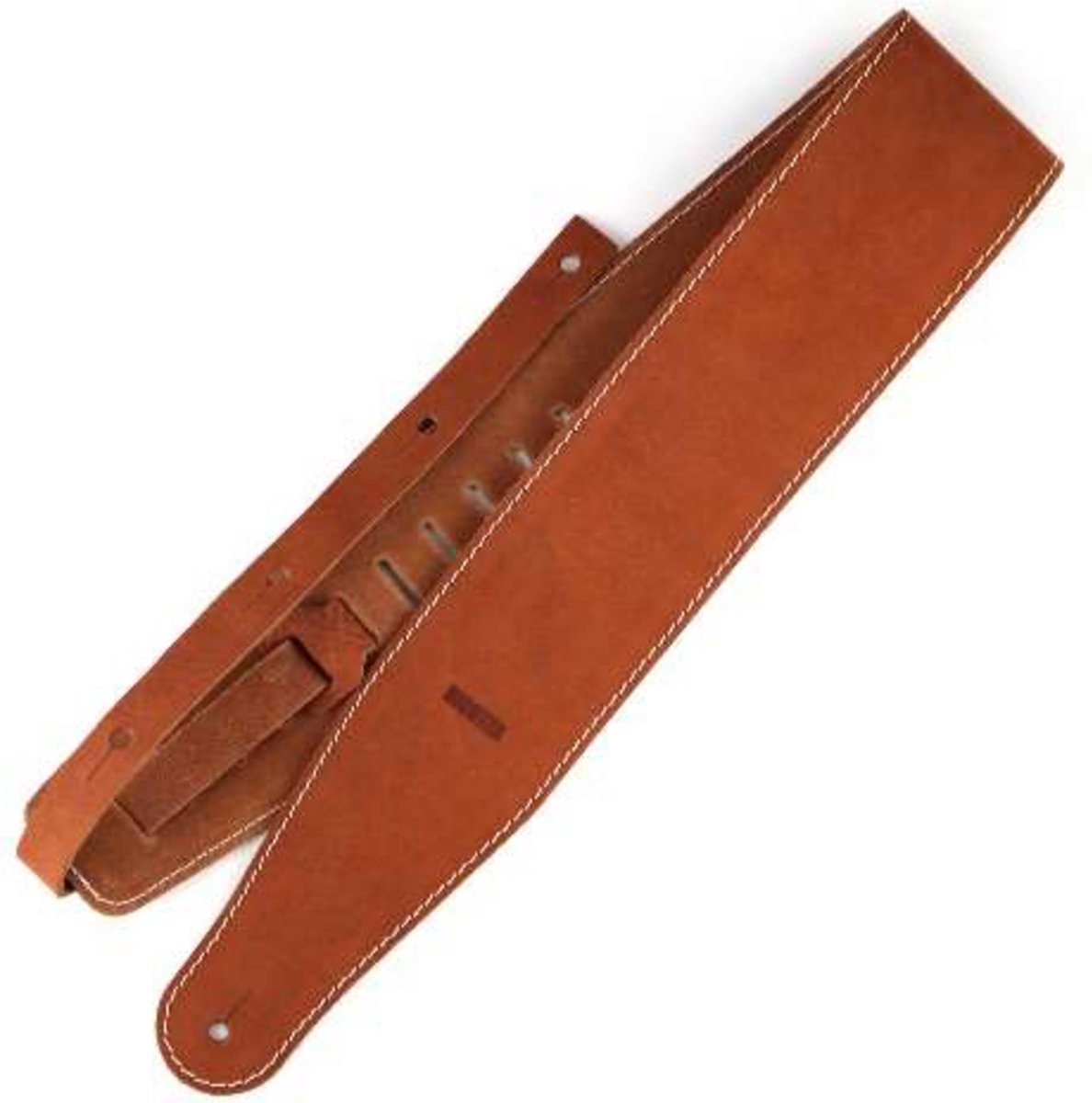Richter Straps Raw III Contour Waxy Suede Brown - Gitaarband