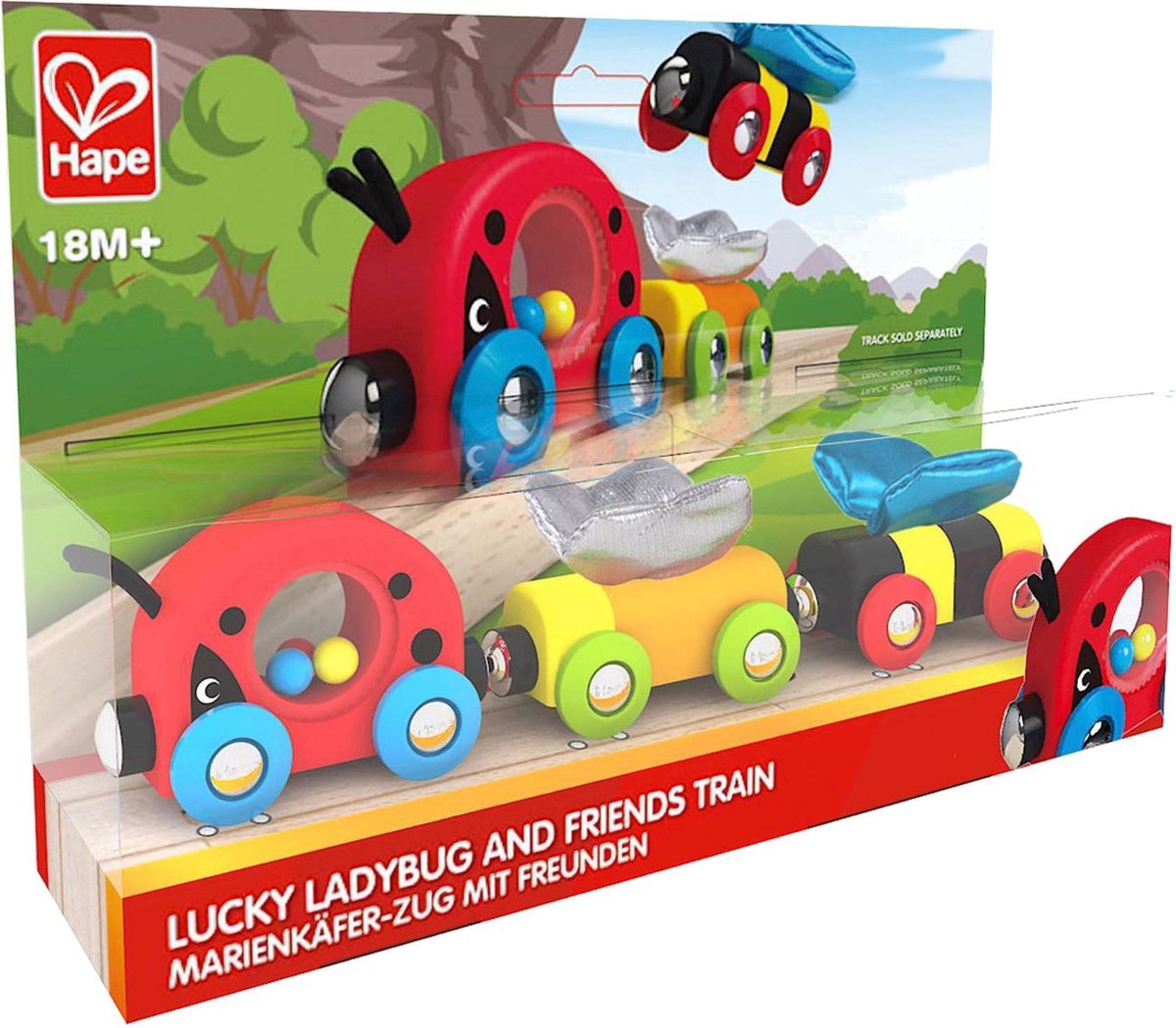 Train de la Jungle en Bois Enfant Hape E3807