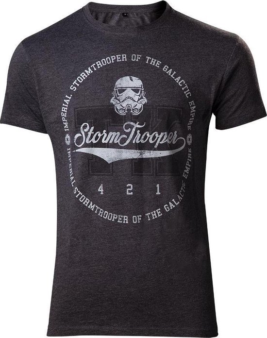 Star Wars - Varsity Stormtrooper Longline T-shirt - M