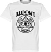 Illuminati T-Shirt - Wit - XXXXL