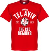 Hapoel Tel Aviv Established T-Shirt - Rood - XL