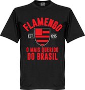 Flamengo Established T-Shirt - Zwart - 5XL