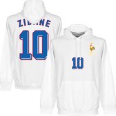 Zidane 1998 Hooded Sweater - Wit - Kinderen - 140