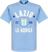 Lazio Roma Established T-Shirt - Lichtblauw - L