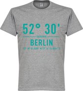 Hertha BSC Olympiastadion Coördinaten T-Shirt - Grijs - S