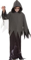 SMIFFYS - Duistere spook reaper outfit voor kinderen - 128/140 (7-9 jaar) - Kinderkostuums