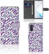 Telefoon Hoesje Samsung Galaxy Note 10 Feathers Color
