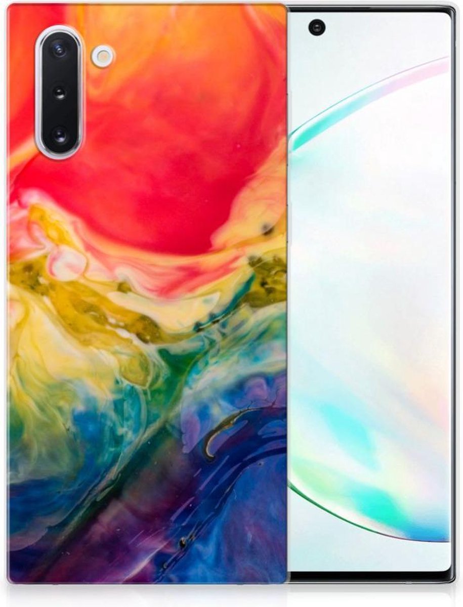 Hoesje maken Samsung Galaxy Note 10 Watercolor Dark