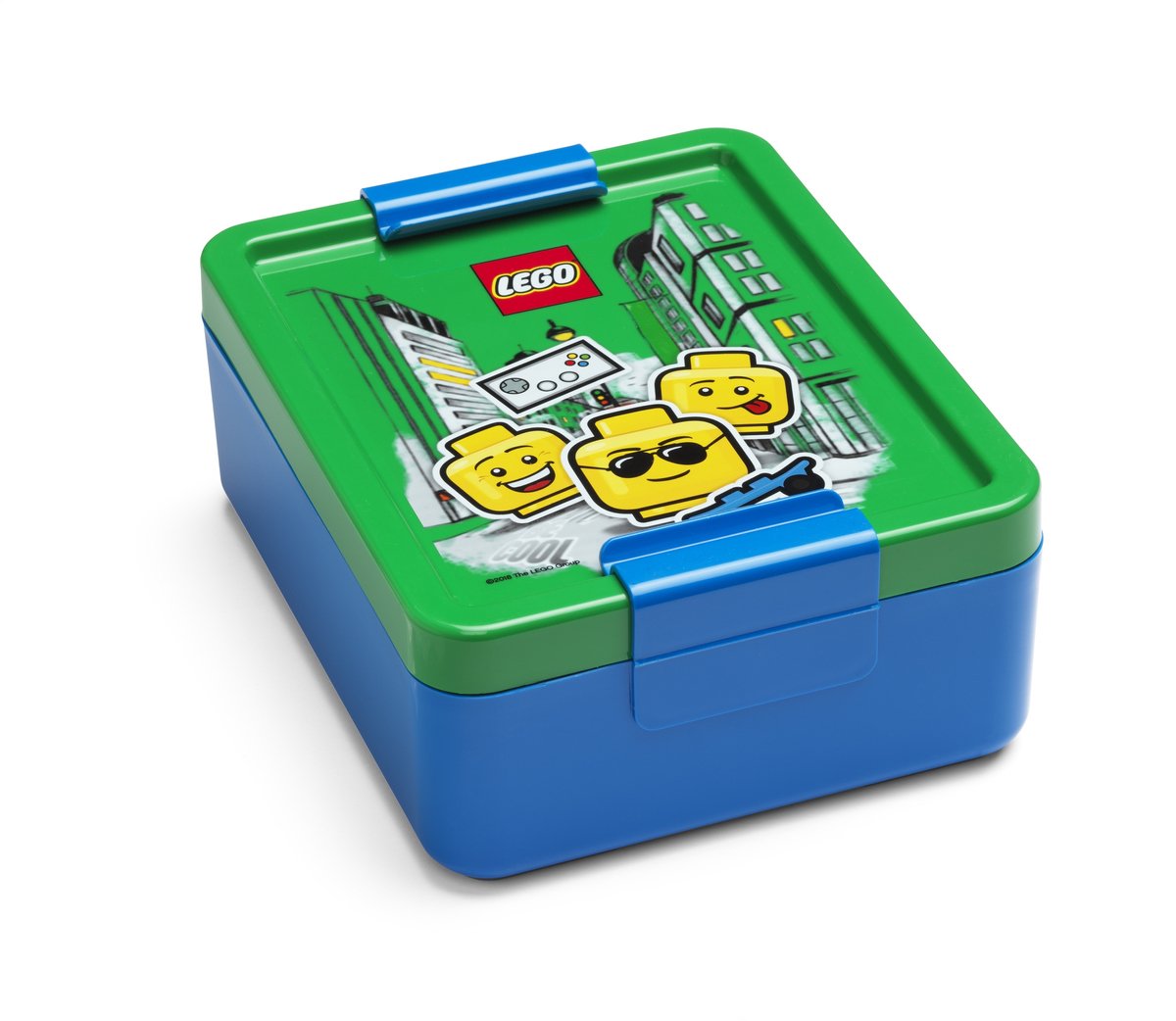 Lunchbox Iconic Boy, Blauw / Groen - LEGO