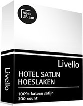 Livello Hotel Hoeslaken Satijn White 180x200