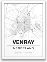 Poster/plattegrond VENRAY - A4