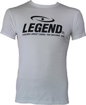 Legend Sports Logo T-shirt Wit Maat L