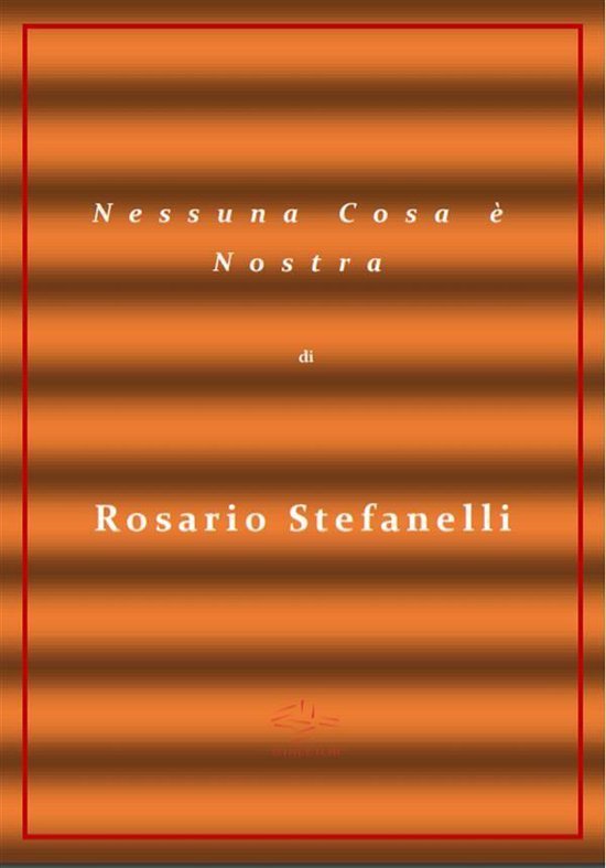 Nessuna cosa è nostra - cover