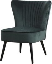 Fauteuil Eva Donkergroen