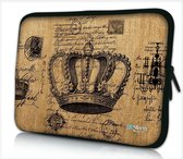 Sleevy 9,7 ipad/tablet hoes koninklijke kroon - tablet sleeve