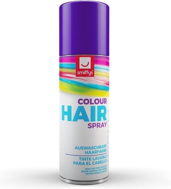 Smiffys Spray capillaire Coloration Cheveux Violet | bol