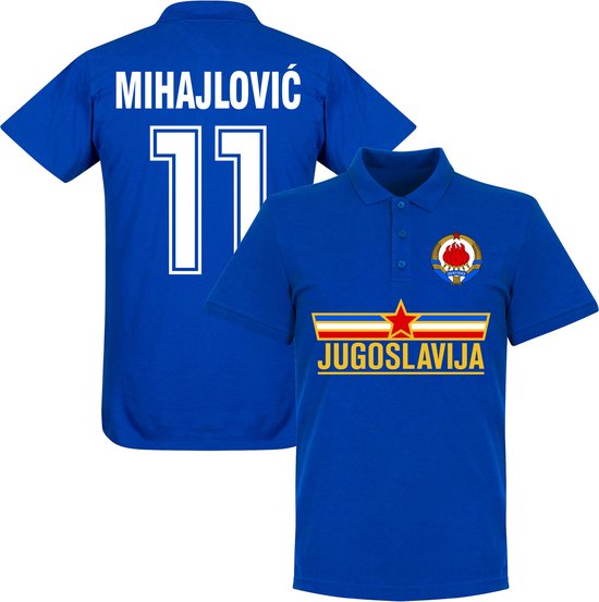 Joegoslavië Mihajlovic Team Polo- Blauw - 4XL