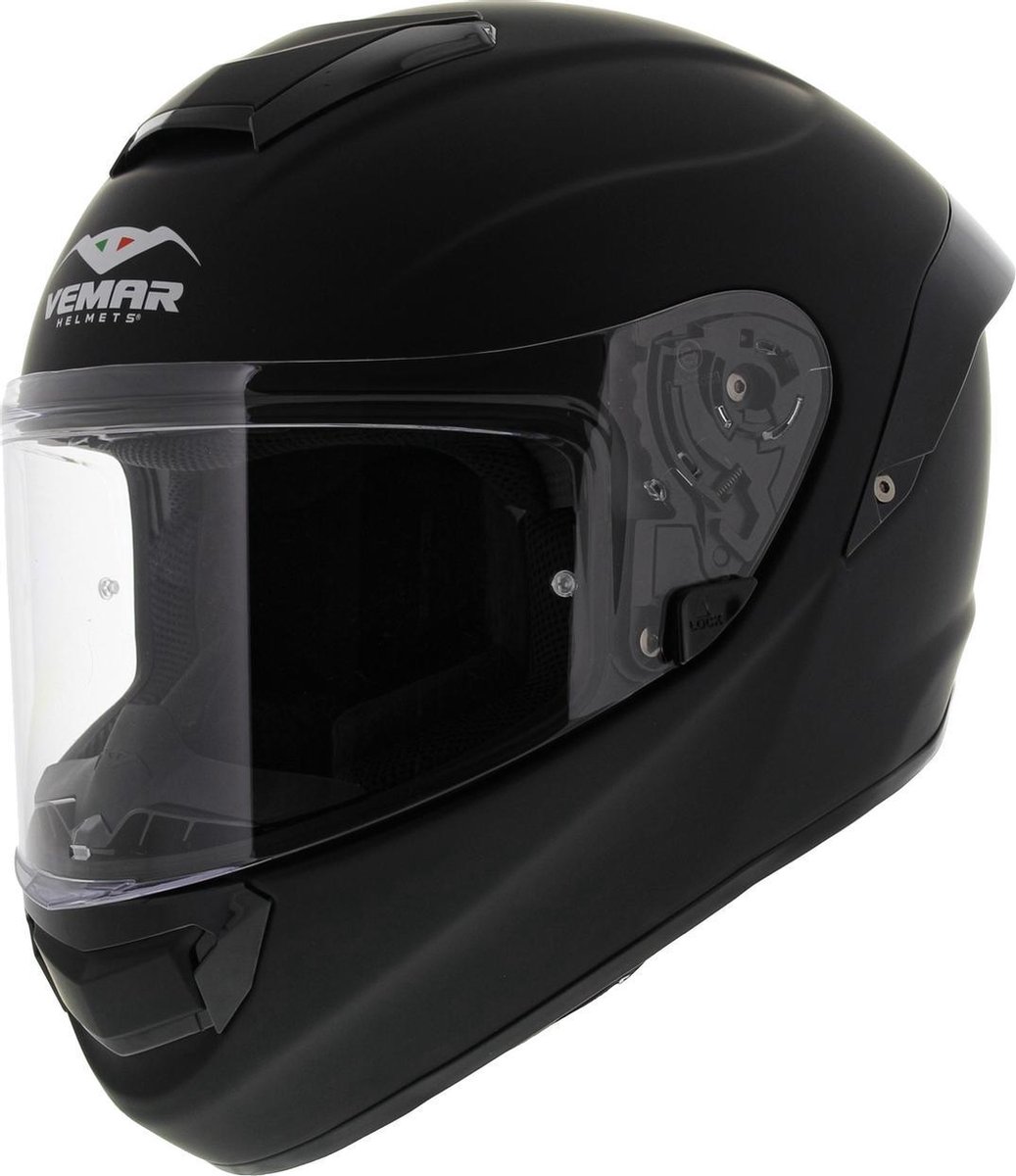 Simpson Helmet ECE22.06 Venom Matt Black S - Maat S - Helm