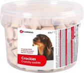 Flamingo hondensnack Koekjes crockies 1300 gr. Let op: 1 bak met 1300 gram!