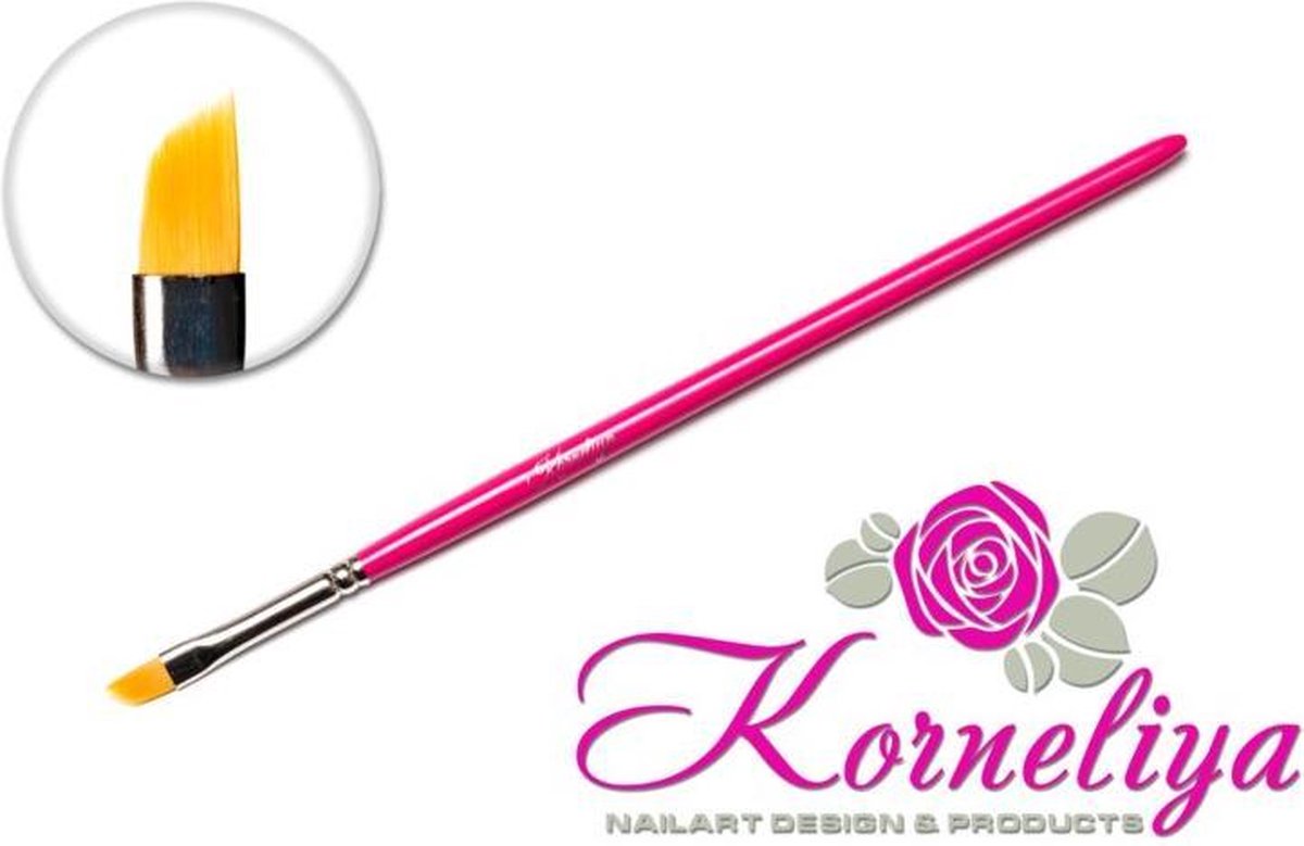 Goedkoopste Nail art penselen - Korneliya Penseel French schuin