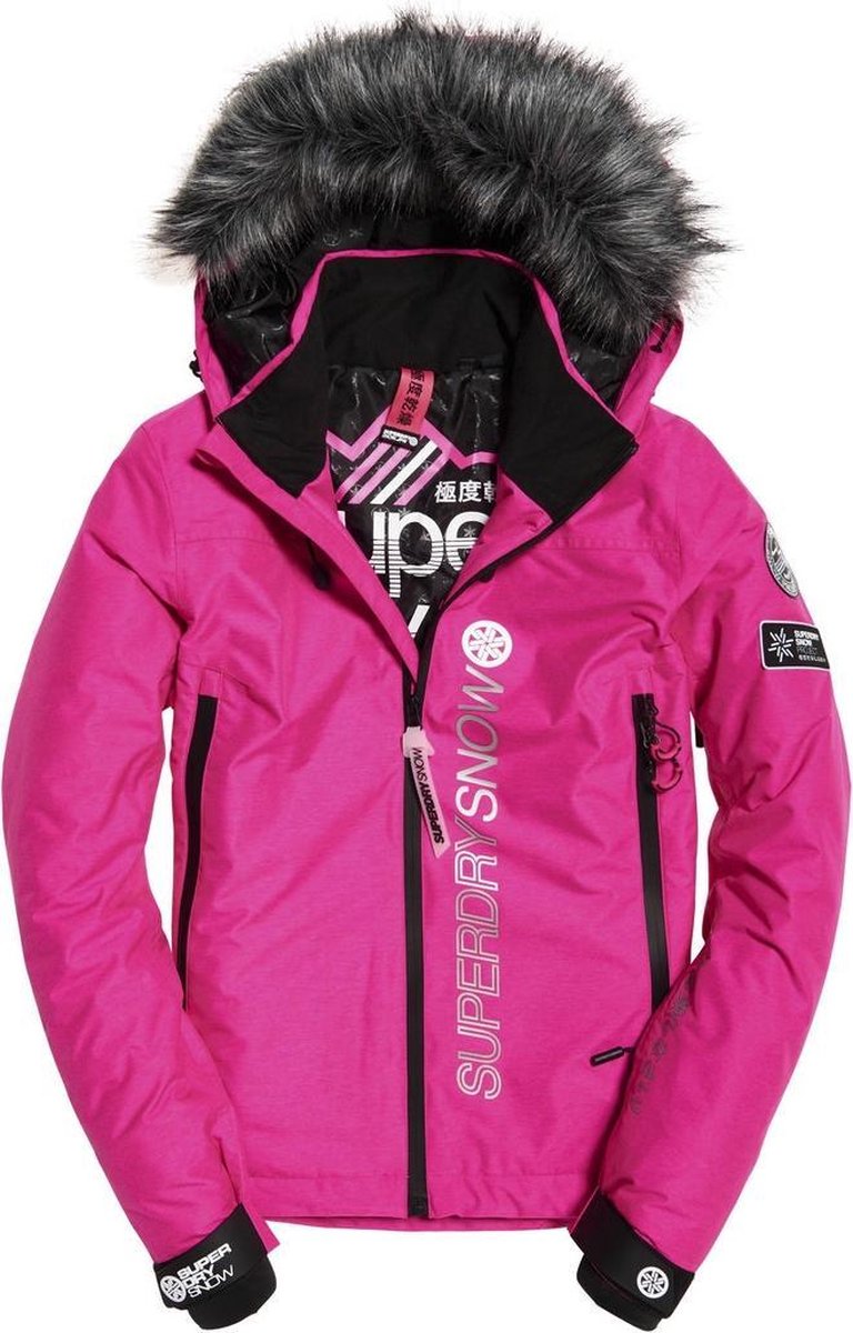 Veste de ski femme Super Dry Ski Run Jacket rose | bol