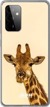 6F hoesje - geschikt voor Samsung Galaxy A72 -  Transparant TPU Case - Giraffe #ffffff