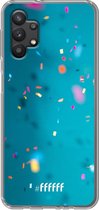 6F hoesje - geschikt voor Samsung Galaxy A32 5G -  Transparant TPU Case - Confetti #ffffff