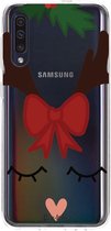 Casetastic Samsung Galaxy A50 (2019) Hoesje - Softcover Hoesje met Design - Reindeer Print