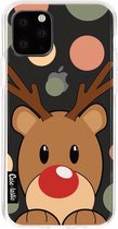 Casetastic Apple iPhone 11 Pro Hoesje - Softcover Hoesje met Design - Rudolph Reindeer Print