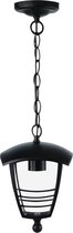 LED Tuinverlichting - Hanglamp - Narmy 2 - Plafond - Mat Zwart - E27 Fitting - Rond - Aluminium - BSE